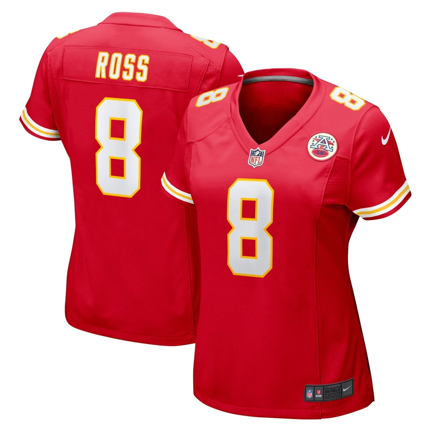 Women's Nike Justyn Ross Red Kansas City Chiefs Home Game Player Jersey