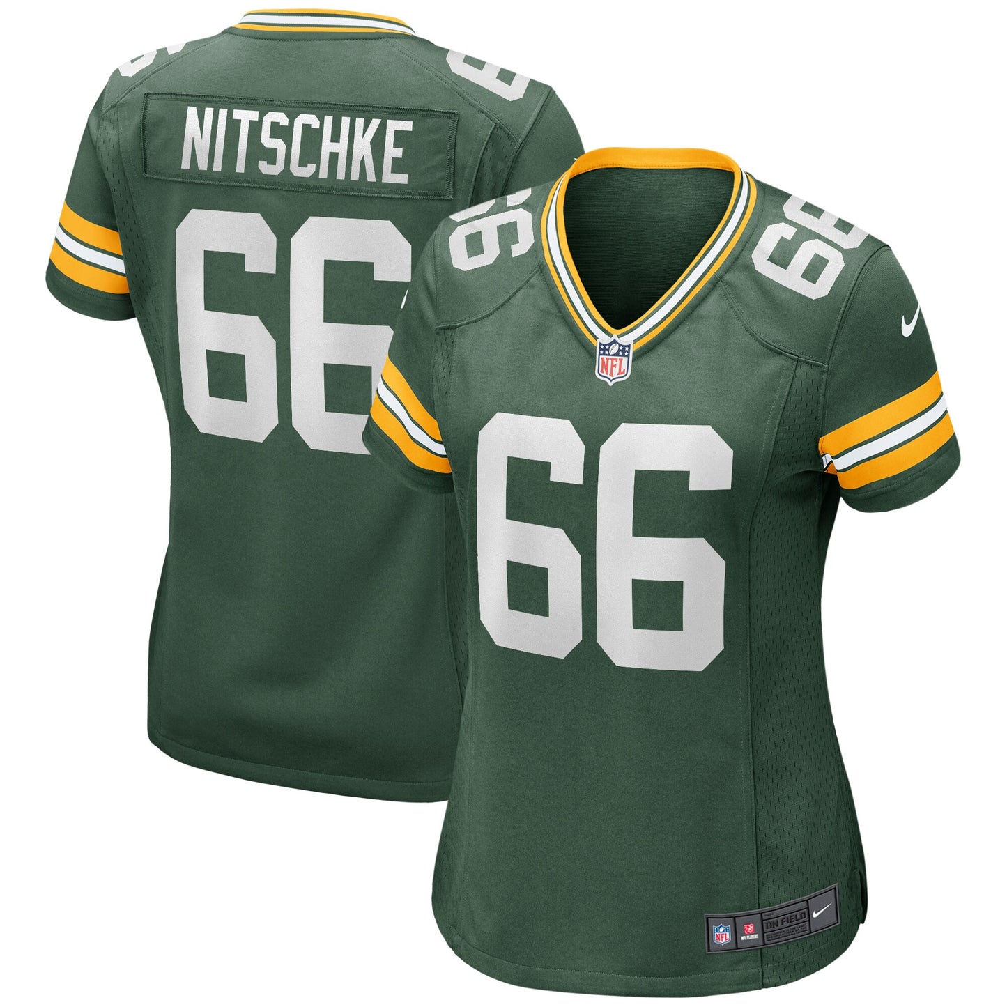 Ray Nitschke Green Bay Packers Nike Women's Game Retired Player Jersey - Green