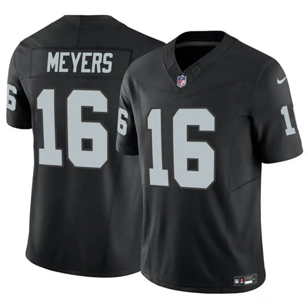 Men's Las Vegas Raiders  Jakobi Meyers Black 2023 F.U.S.E Vapor Untouchable Stitched Jerseys