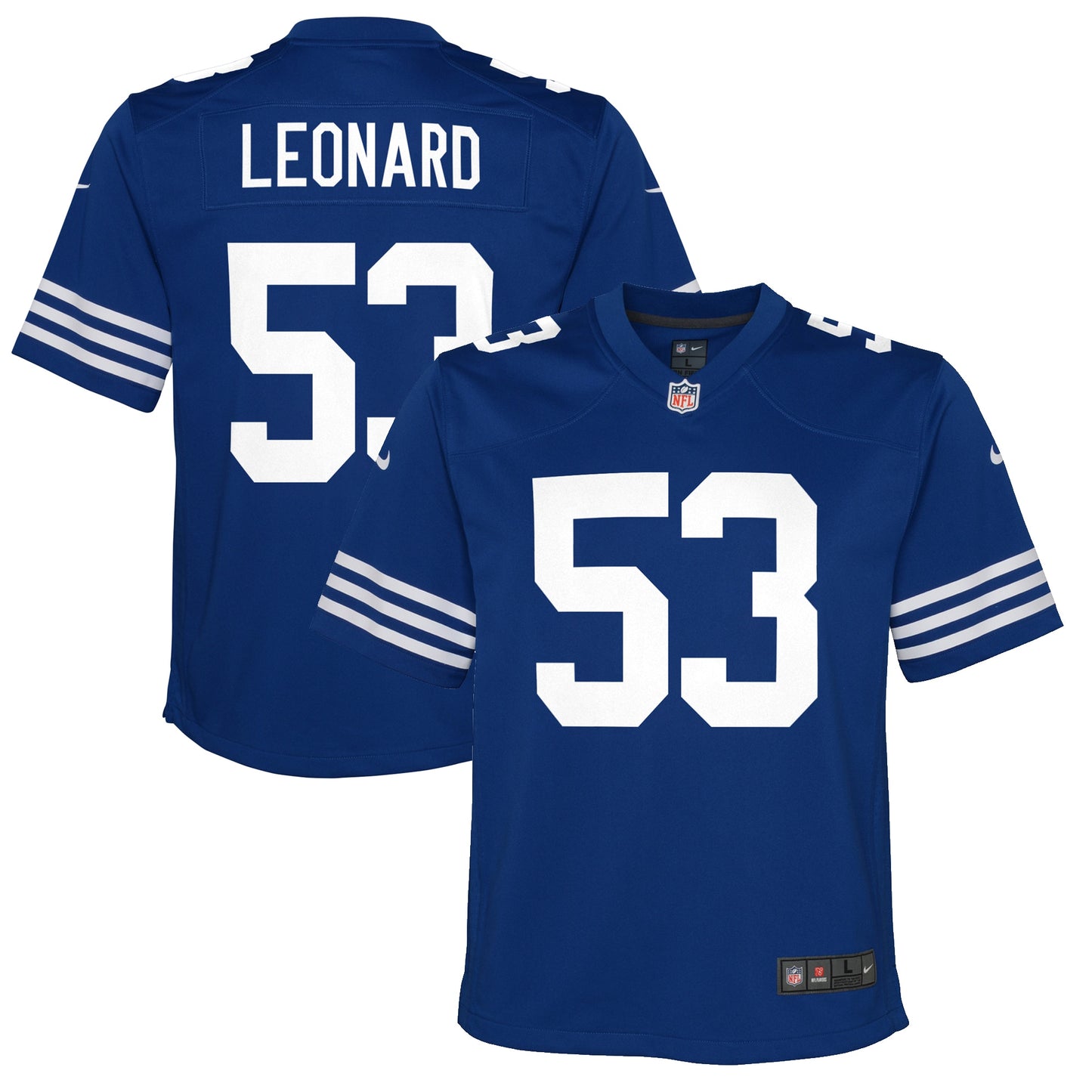Shaquille Leonard Indianapolis Colts Nike Youth Game Jersey - Royal