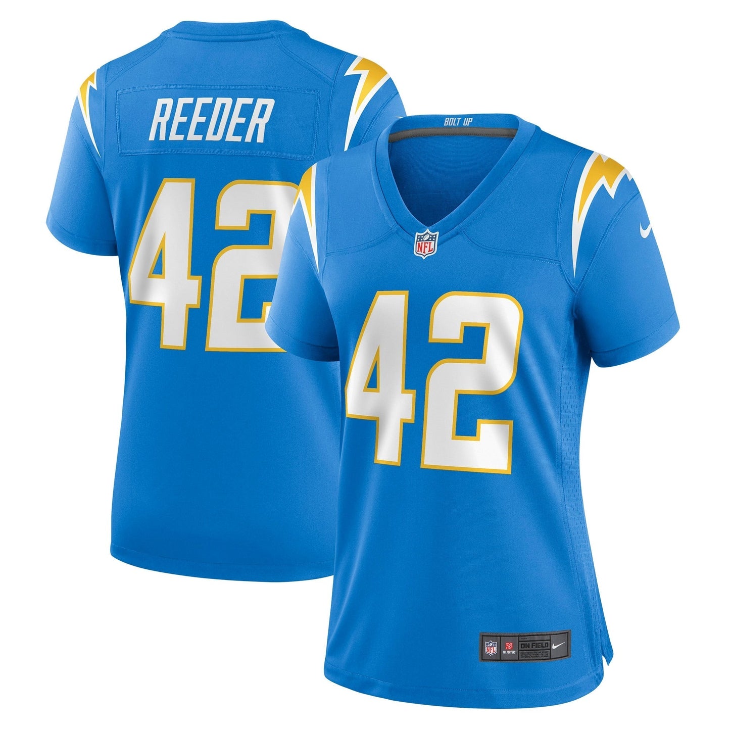 Women's Nike Troy Reeder Powder Blue Los Angeles Chargers Game Jersey