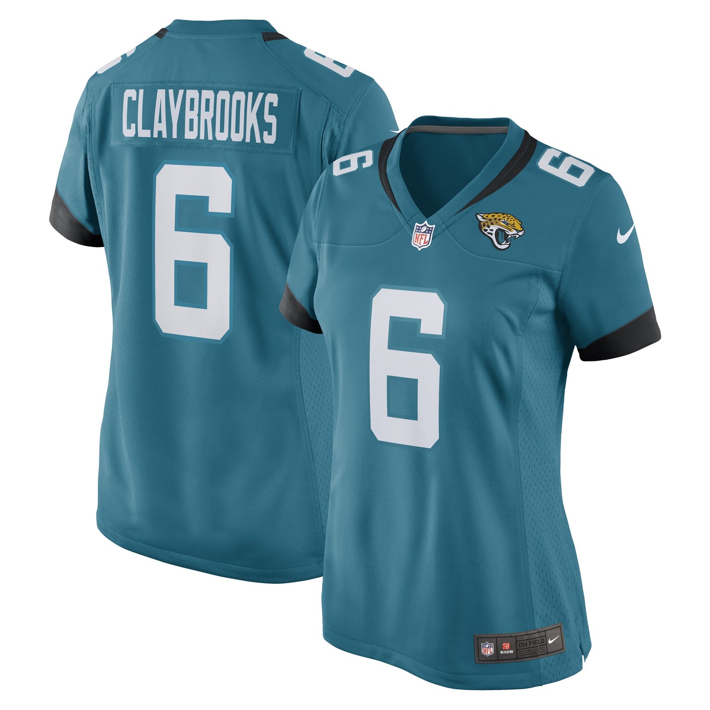 Chris Claybrooks Jacksonville Jaguars Nike Women's Game Player Jersey - Teal