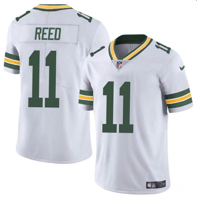 Men's Green Bay Packers  Jayden Reed White Vapor Untouchable Stitched Jerseys
