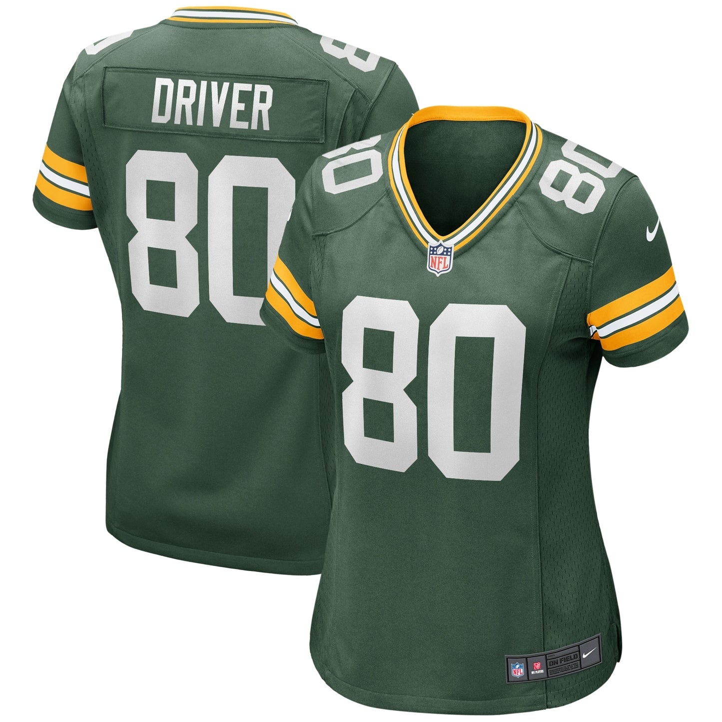 Donald Driver Green Bay Packers Nike Women's Game Retired Player Jersey - Green