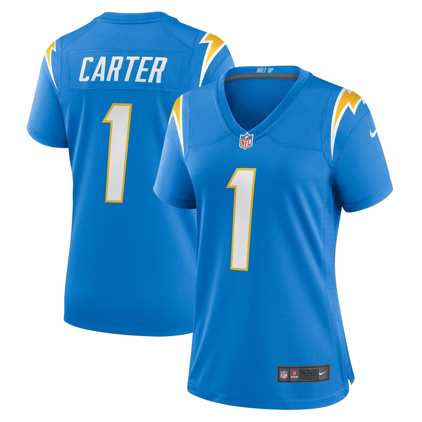 Women's Nike DeAndre Carter Powder Blue Los Angeles Chargers Home Game Player Jersey