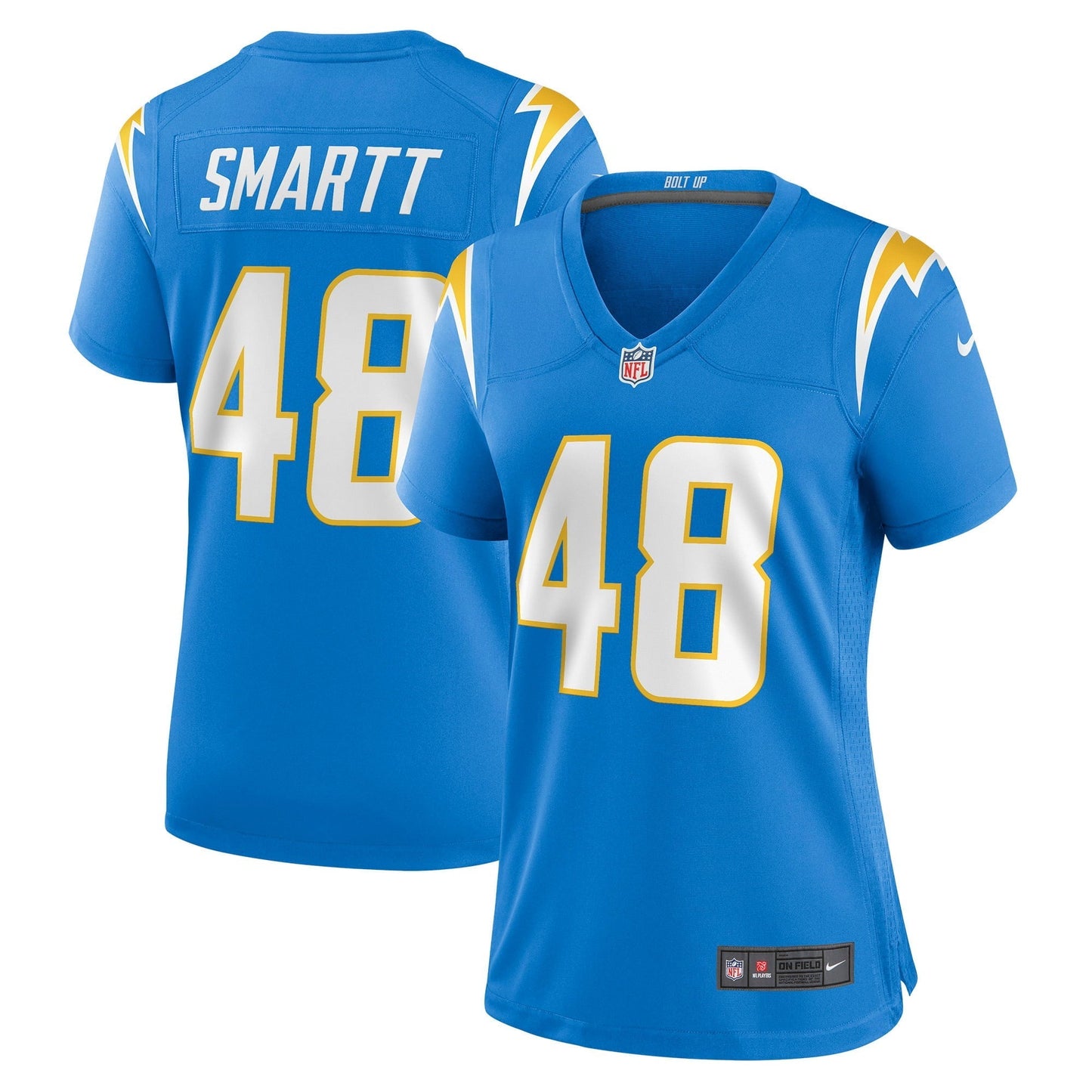 Women's Nike Stone Smartt Powder Blue Los Angeles Chargers Game Player Jersey
