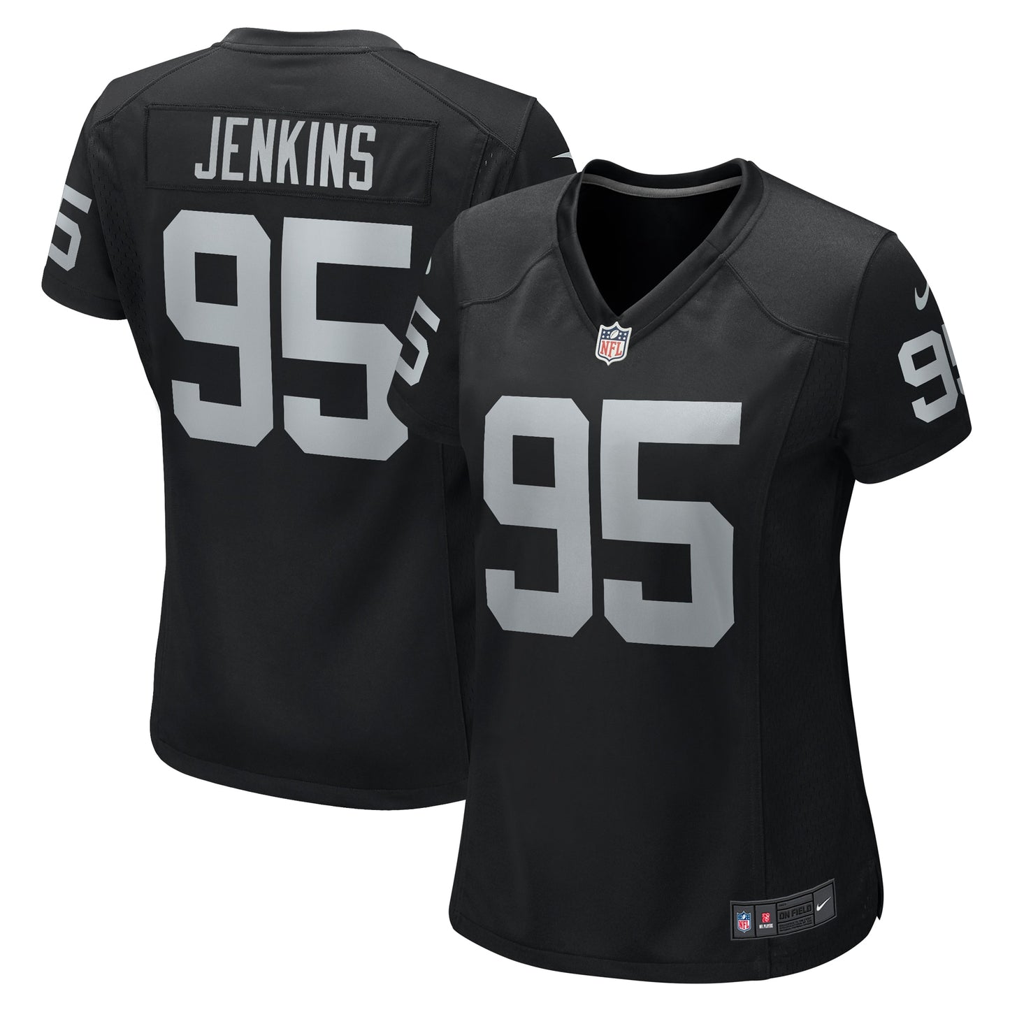 John Jenkins Las Vegas Raiders Nike Women's Game Jersey - Black