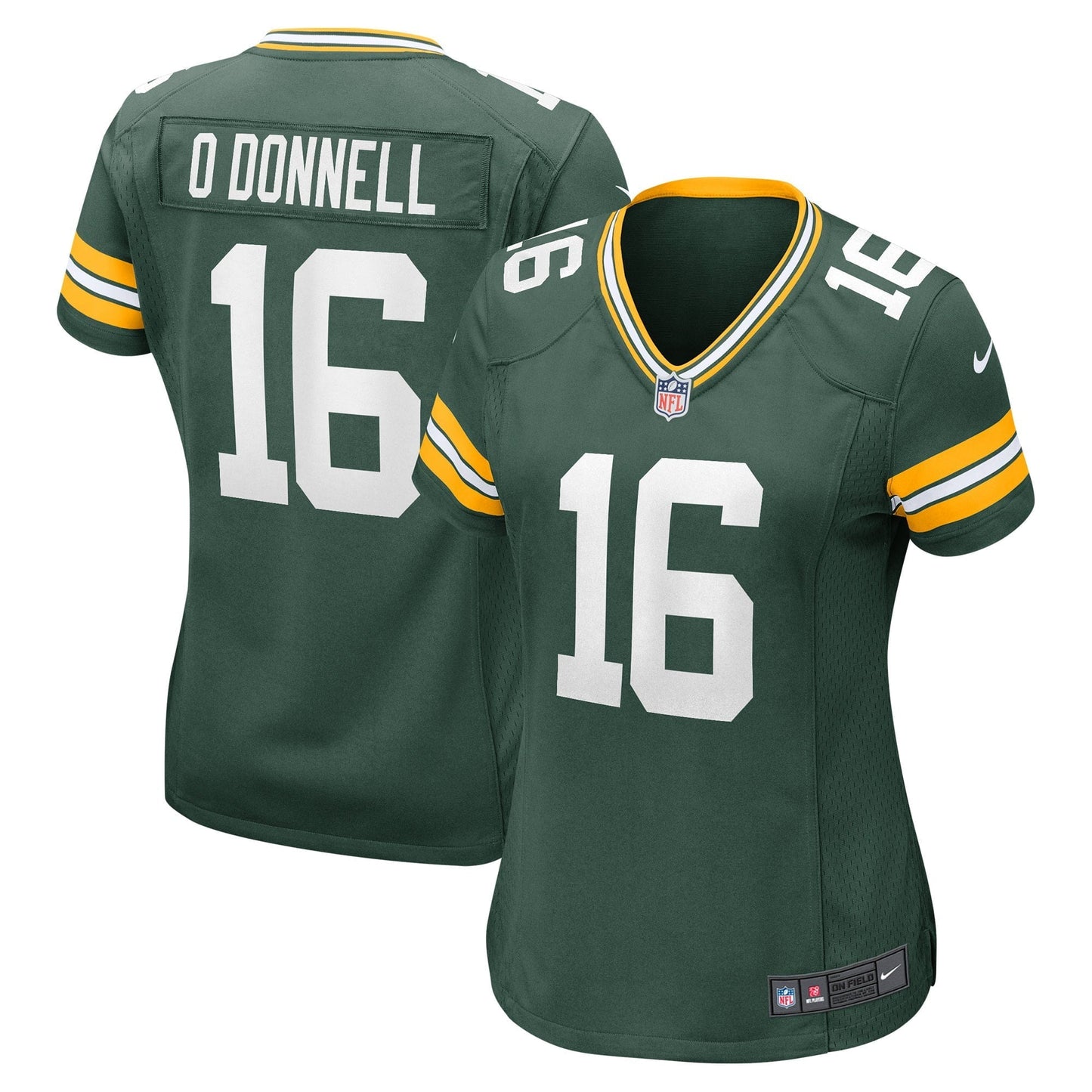 Women's Nike Pat O'Donnell Green Green Bay Packers Player Game Jersey