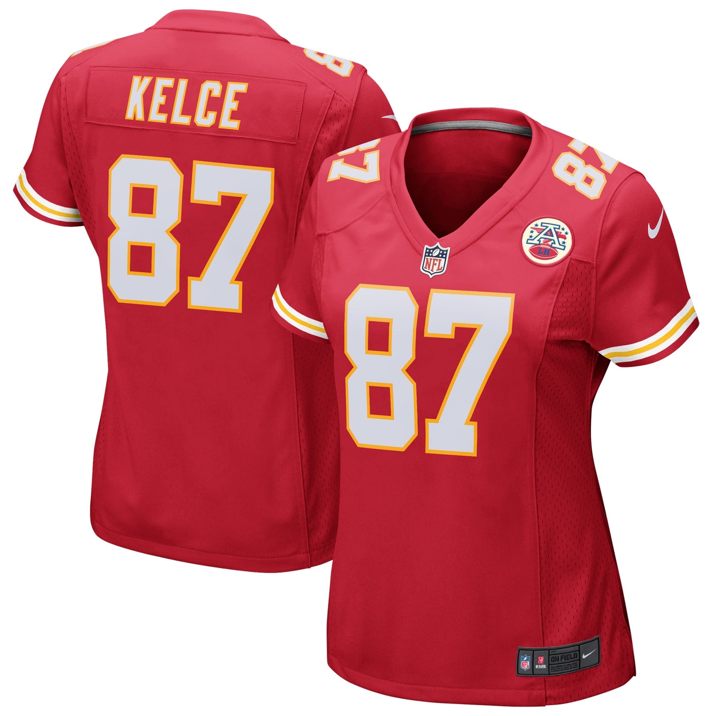 Travis Kelce Kansas City Chiefs Nike Women's Game Jersey - Red