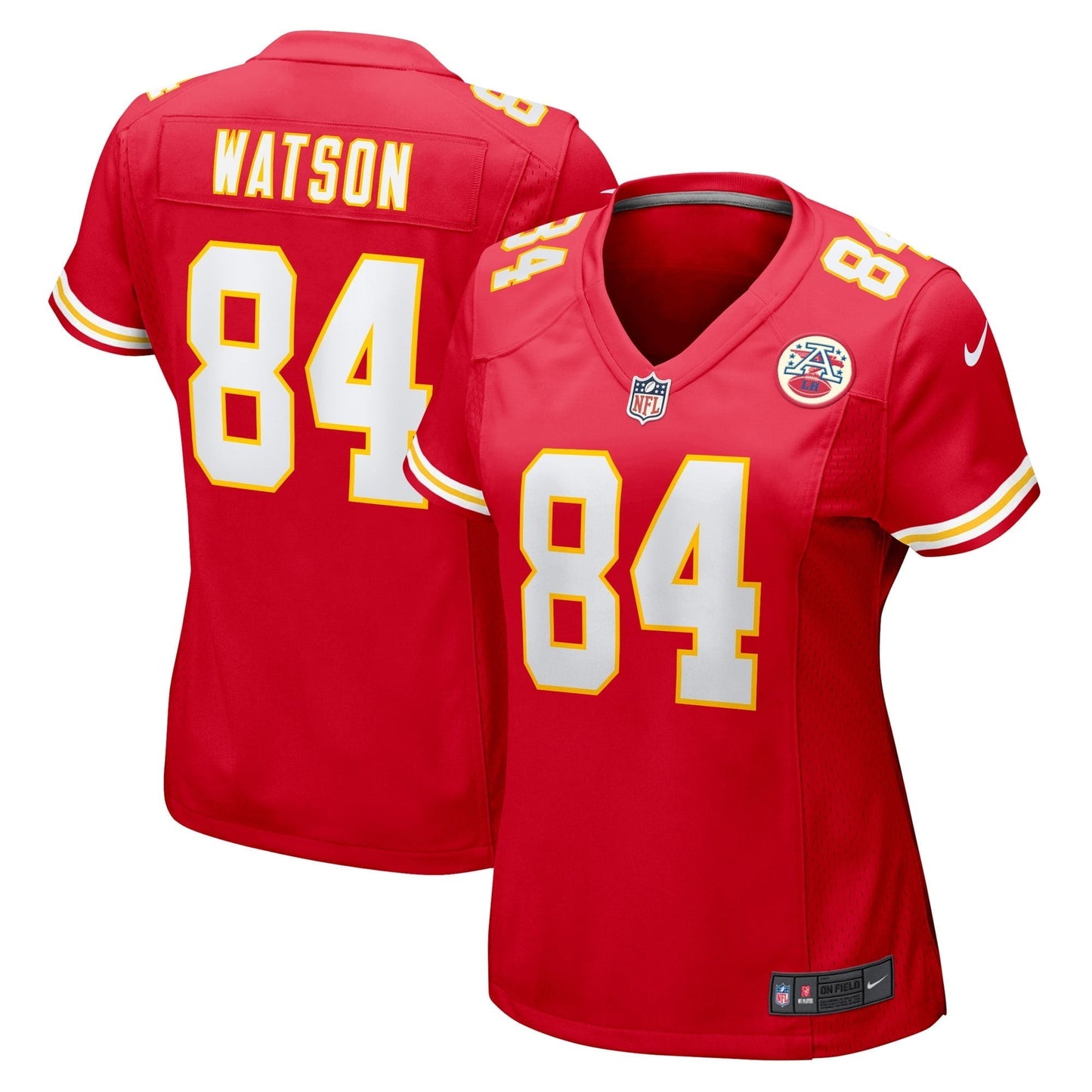 Women's Nike Justin Watson Red Kansas City Chiefs Game Player Jersey