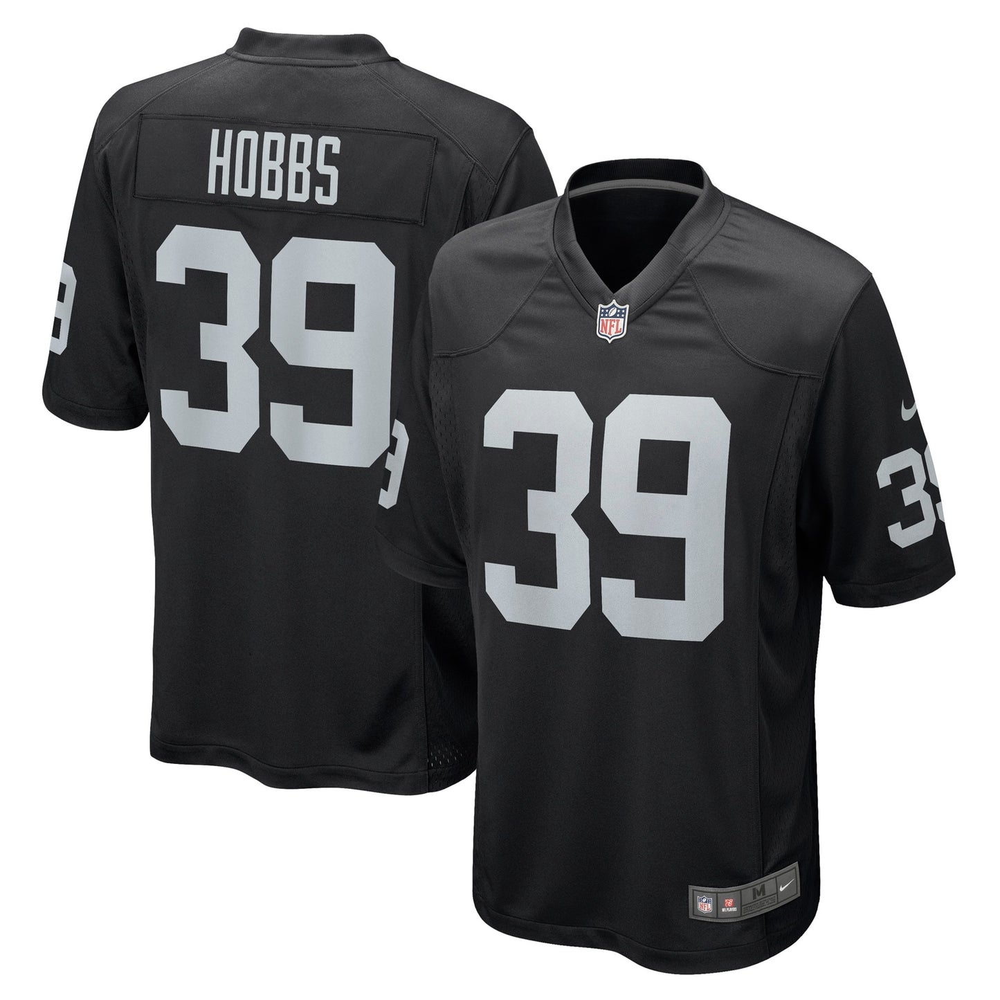 Nate Hobbs Las Vegas Raiders Nike Game Jersey - Black