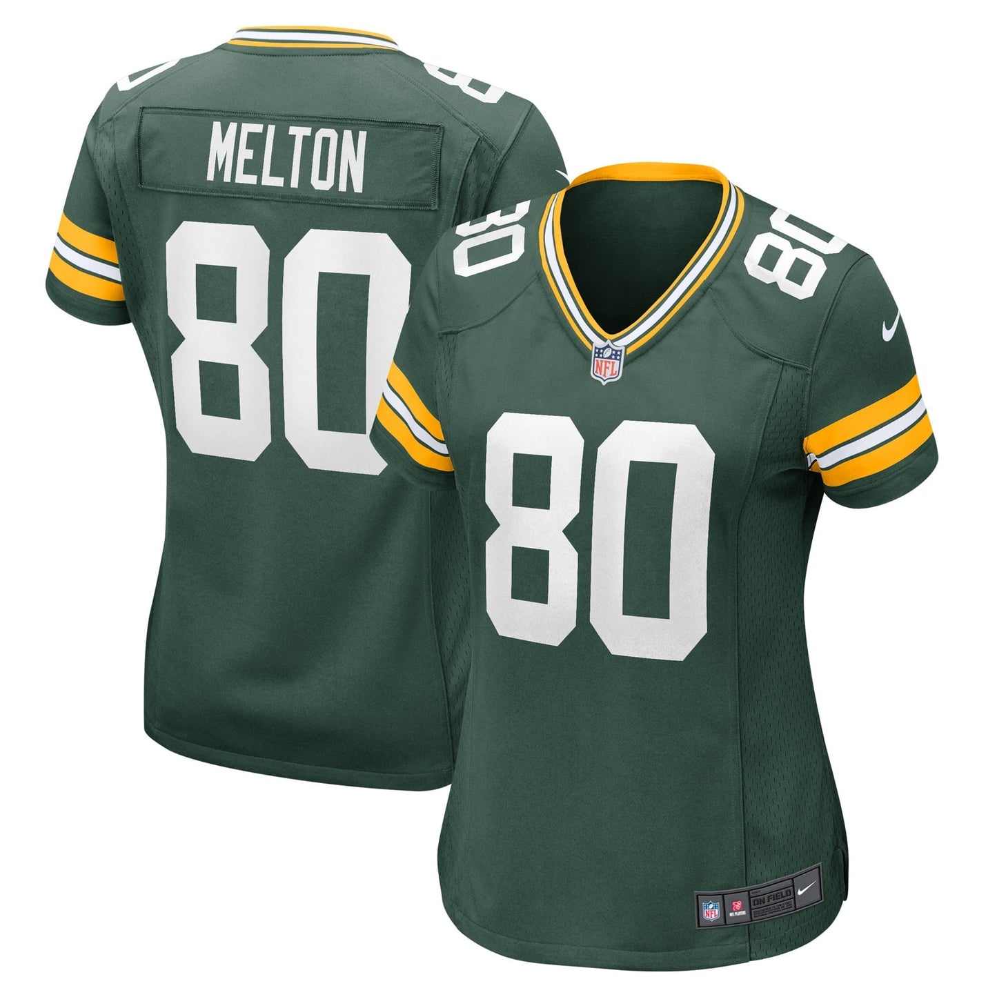 Women's Nike Bo Melton Green Green Bay Packers Home Game Player Jersey