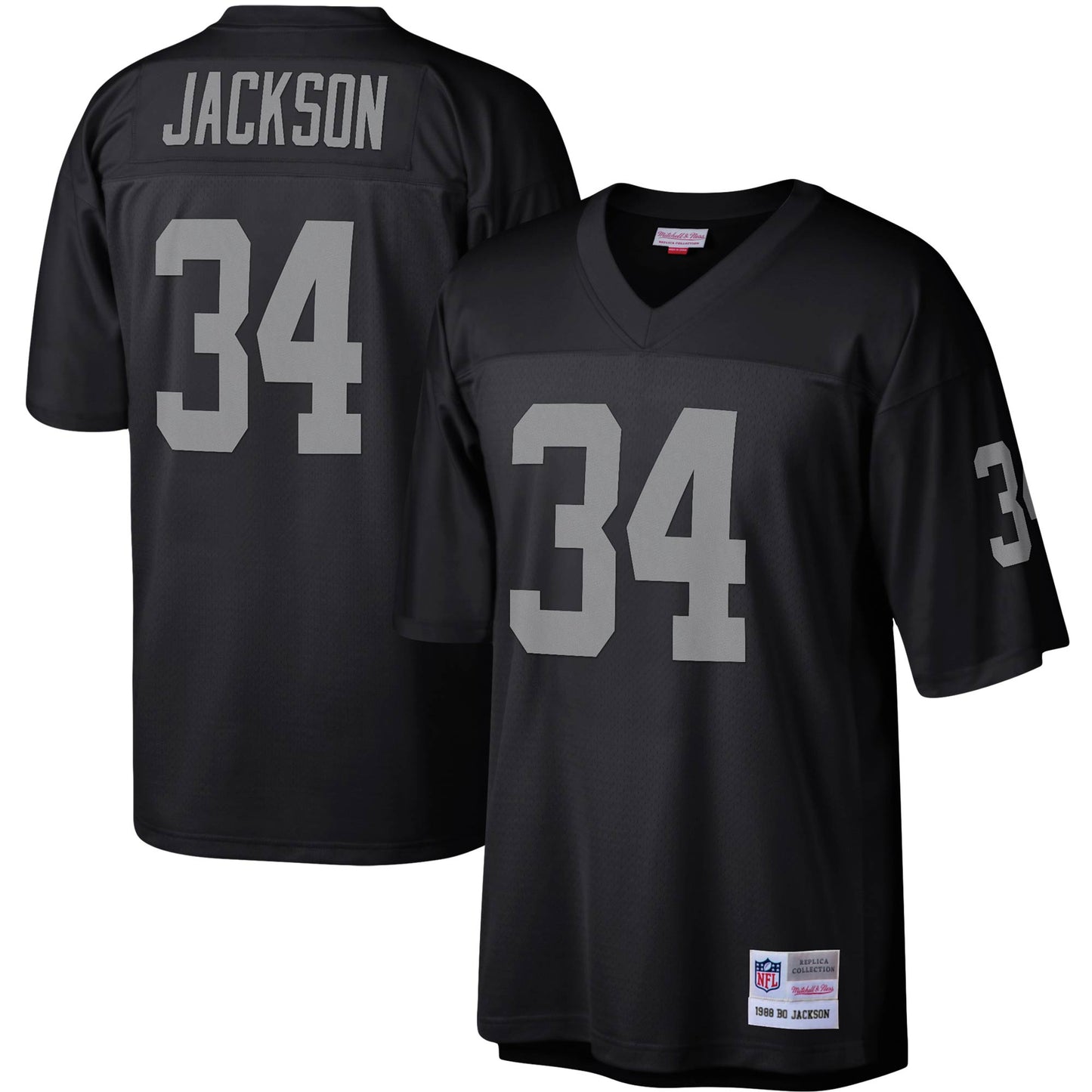 Bo Jackson Las Vegas Raiders Mitchell & Ness Legacy Replica Jersey - Black