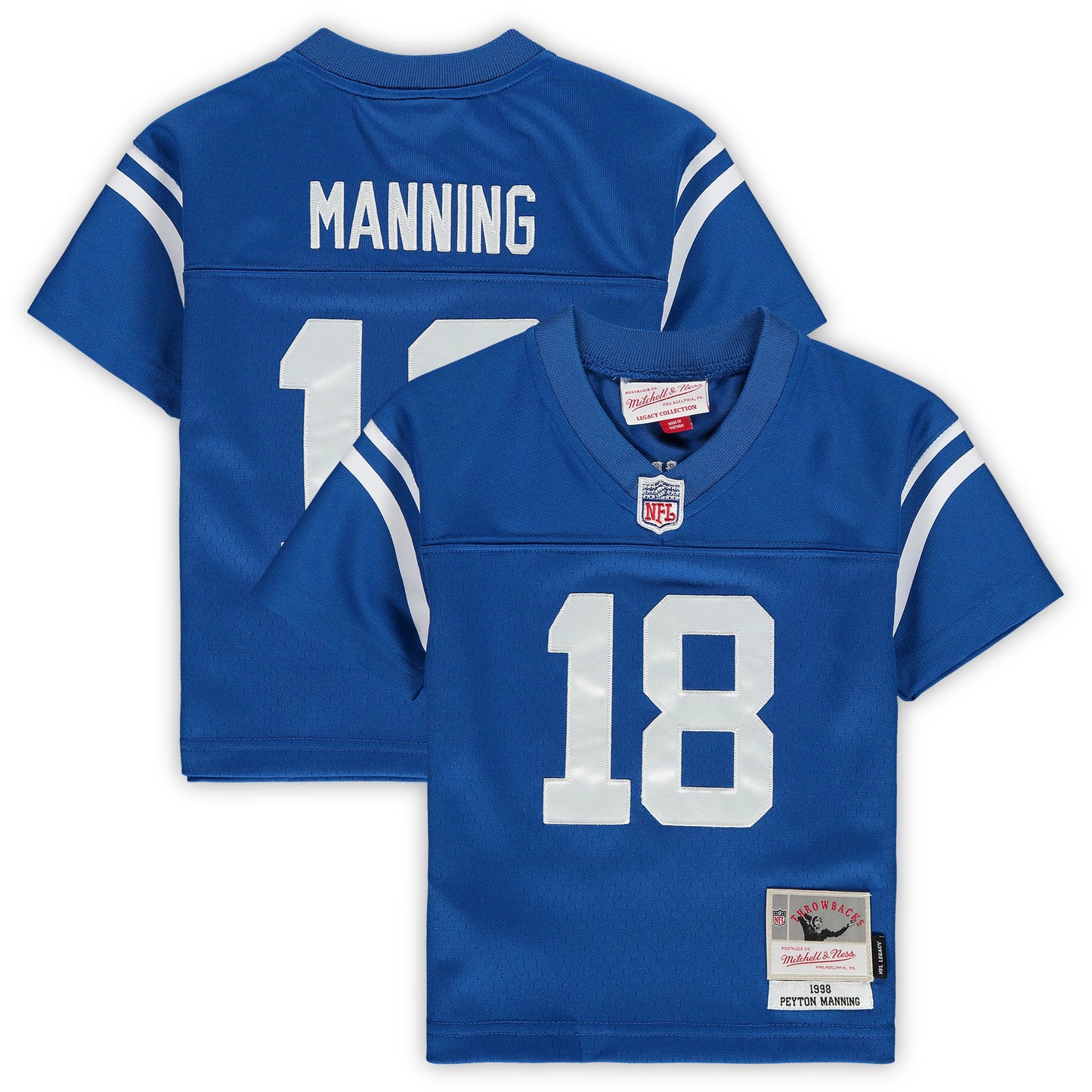 Peyton Manning Indianapolis Colts Mitchell & Ness Toddler 1998 Retired Legacy Jersey - Royal