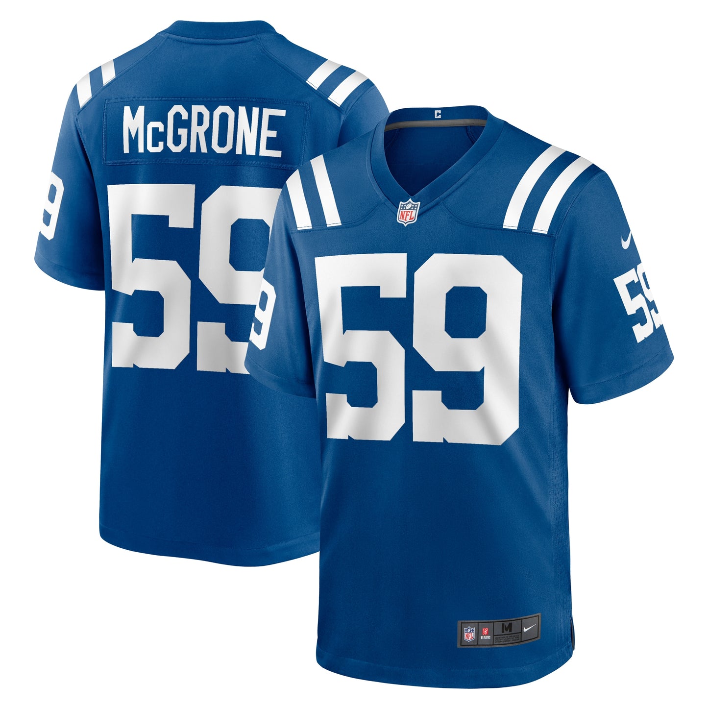 Cameron McGrone Indianapolis Colts Nike Team Game Jersey -  Royal