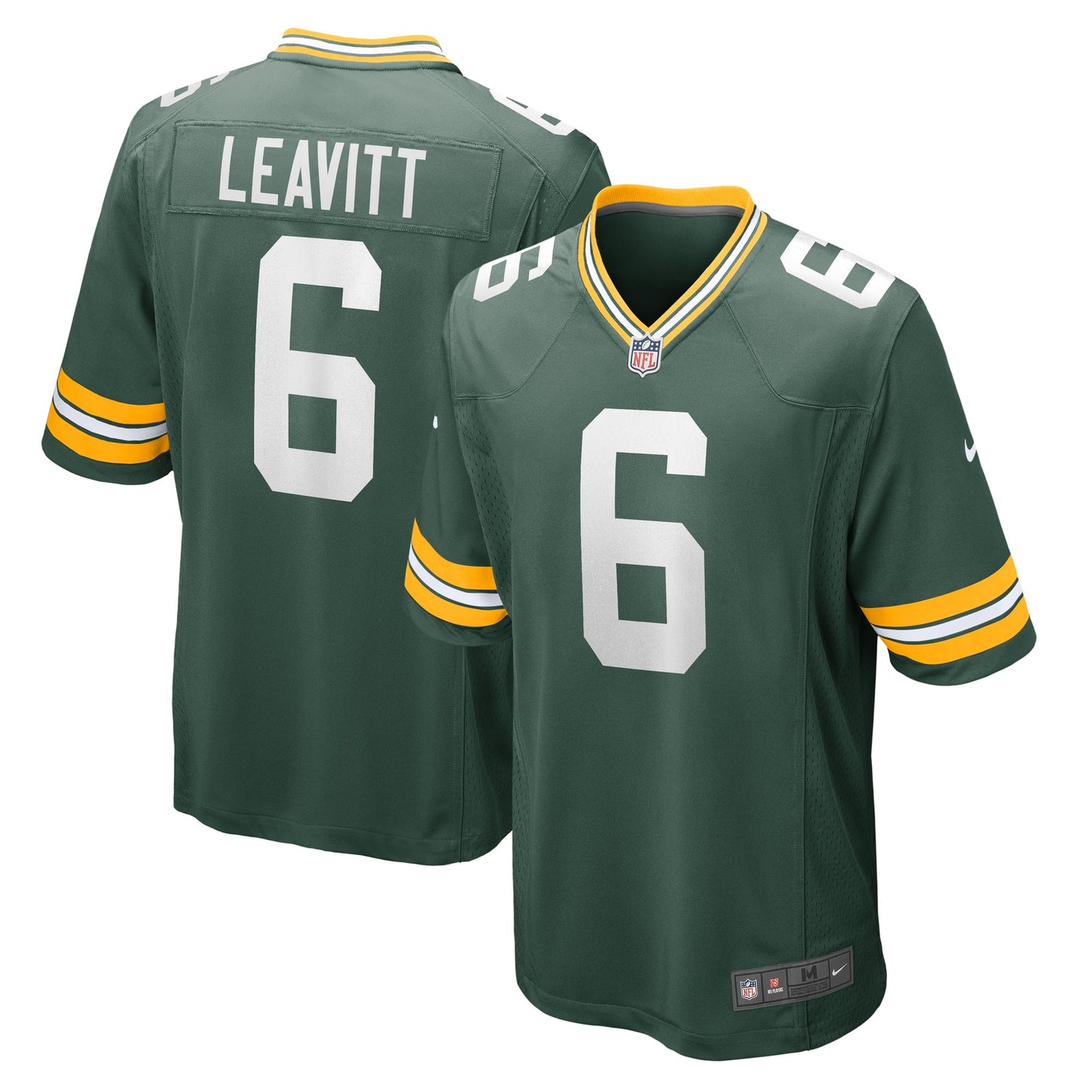 Dallin Leavitt Green Bay Packers Nike Game Player Jersey - Green